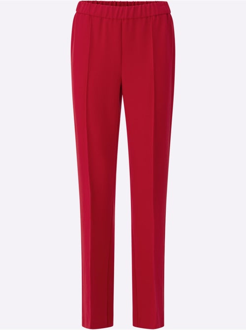 Pantalon Tailleur Mélange De Matières Facile D'entretien - Taille Standard - Witt - Kiabi