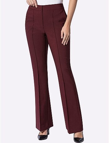 Pantalon tailleur nervures flatteuses - taille standard - helline