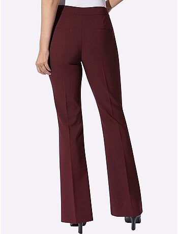 Pantalon tailleur nervures flatteuses - taille standard - helline