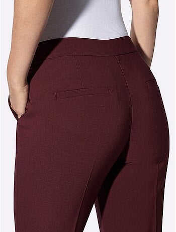 Pantalon tailleur nervures flatteuses - taille standard - helline