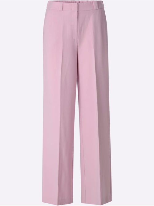 Pantalon tailleur plis repassés, effet affinant - taille standard - helline - Kiabi
