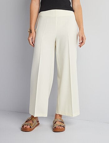 Pantalon Femme Noir Coupe Droite – Taille 12, Occasion Très Bon état Avec Fermeture éclair