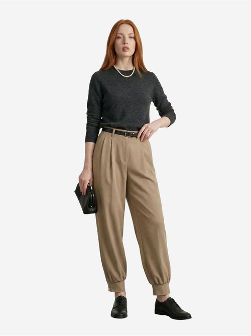 Pantalon tailleur taille haute my fashion - Kiabi