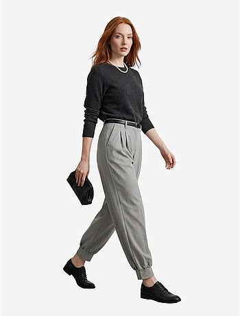 Pantalon tailleur taille haute my fashion