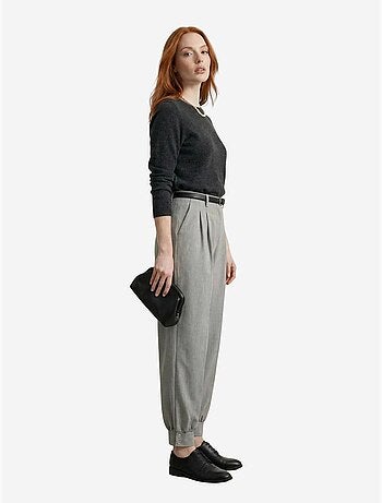 Pantalon tailleur taille haute my fashion