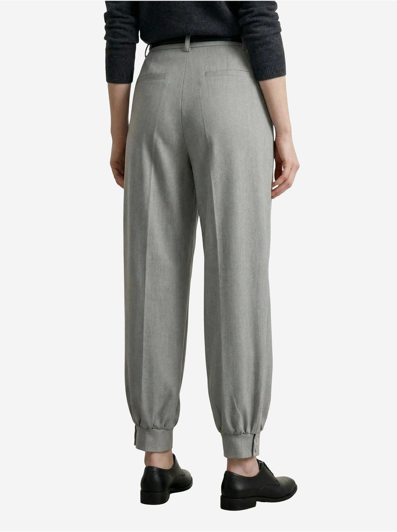 Pantalon tailleur taille haute my fashion Gris - Kiabi