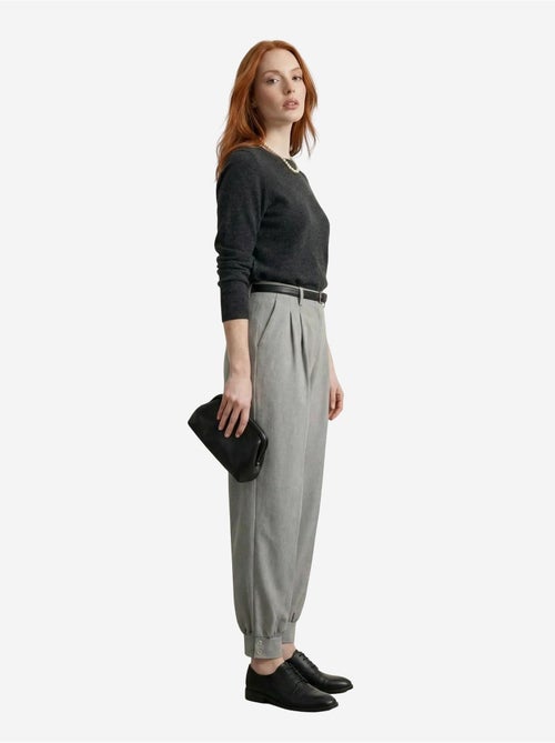 Pantalon tailleur taille haute my fashion - Kiabi