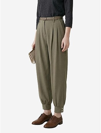 Pantalon tailleur taille haute my fashion