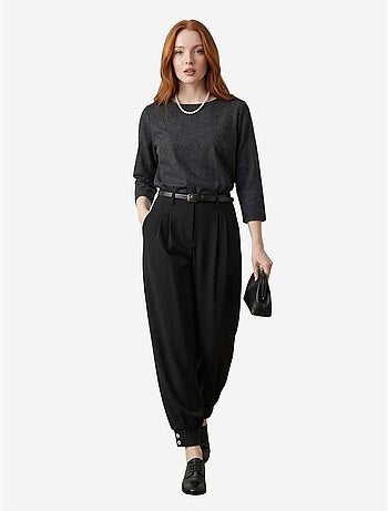 Pantalon tailleur taille haute my fashion