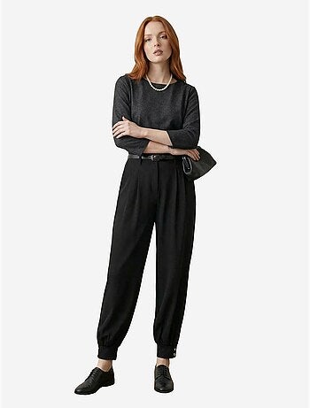 Pantalon tailleur taille haute my fashion