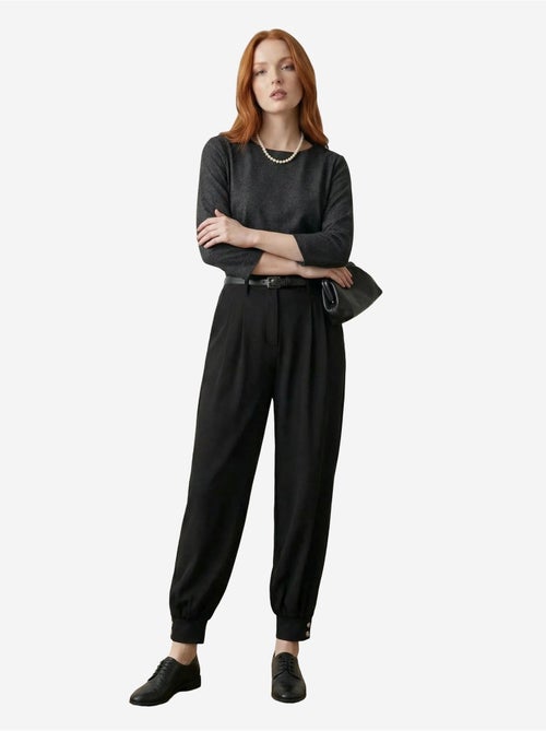 Pantalon tailleur taille haute my fashion - Kiabi