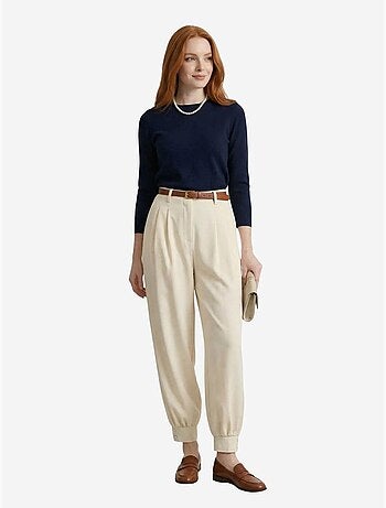Pantalon tailleur taille haute my fashion