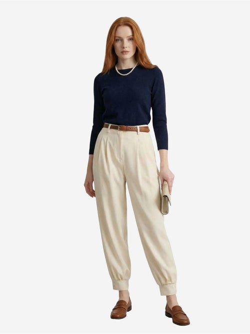 Pantalon tailleur taille haute my fashion - Kiabi Pantalon tailleur taille haute my fashion - Kiabi
