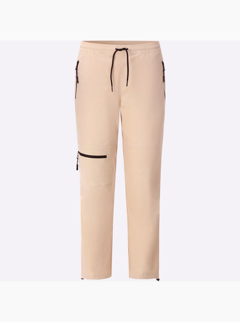 Pantalon Technique Ceinture Avec Coulisse - Taille Standard - Witt Beige - Kiabi
