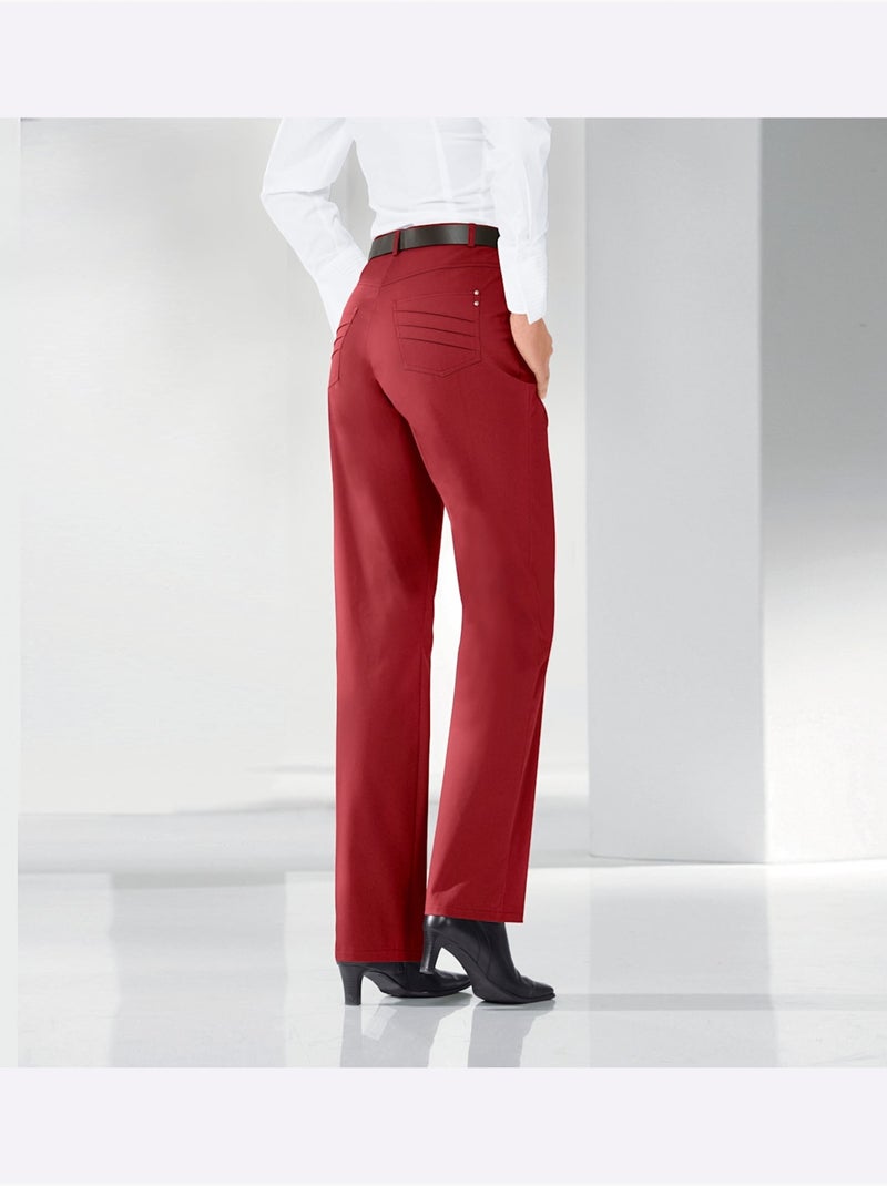 Pantalon Technique Revêtement Nano Imperméable - Taille Longue - Witt Rouge - Kiabi