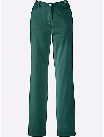 Pantalon confortable à ceinture élastique avec poches décoratives - taille standard - witt