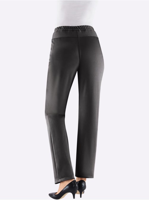 Pantalon thermique avec ceinture élastique et patte à glissière - taille standard - moda vilona - Kiabi Pantalon thermique avec ceinture élastique et patte à glissière - taille standard - moda vilona - Kiabi