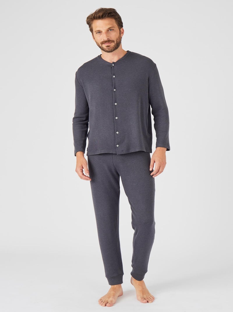 Pantalon Thermolactyl Georges - Le Slip Français x Damart - Damart Gris chiné - Kiabi
