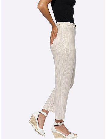Pantalon Tissé 20% Lin - Taille Standard - Witt