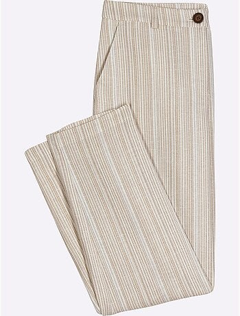 Pantalon Tissé 20% Lin - Taille Standard - Witt
