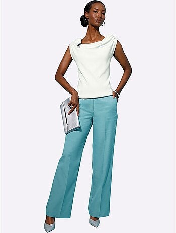 Pantalon Tissé 63% Lyocell (tencel) - Taille Standard - Helline