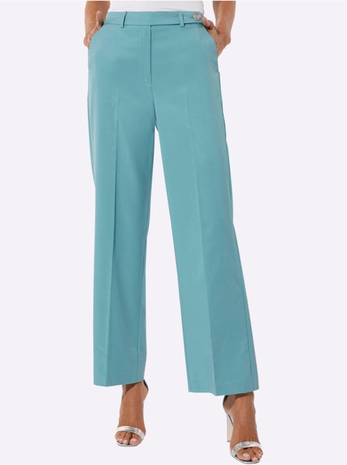 Pantalon Tissé 63% Lyocell (tencel) - Taille Standard - Helline - Kiabi