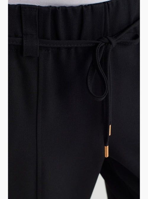 Pantalon tissé à jambe large et taille élastique dilvin - Kiabi
