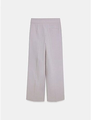 Pantalon tissé large avec ceinture dilvin