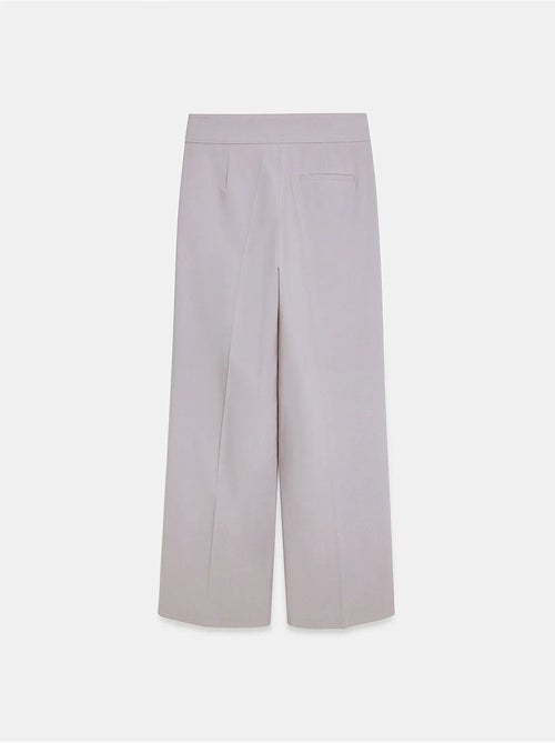 Pantalon tissé large avec ceinture dilvin - Kiabi Pantalon tissé large avec ceinture dilvin - Kiabi