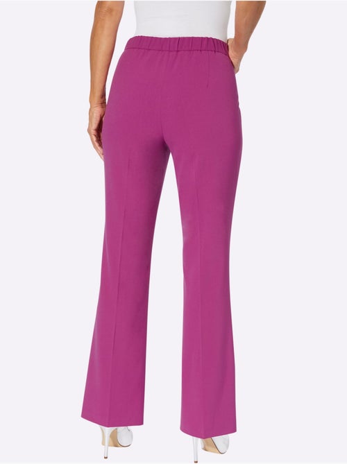 Pantalon Tissé Mélange De Matières Facile D'entretien - Taille Courte - Witt - Kiabi Pantalon Tissé Mélange De Matières Facile D'entretien - Taille Courte - Witt - Kiabi