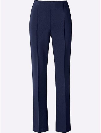 Pantalon Tissé Mélange De Matières Facile D'entretien - Taille Standard - Witt