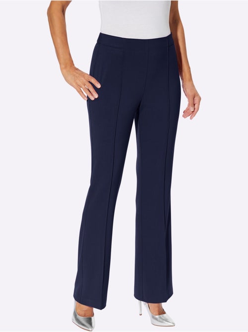 Pantalon Tissé Mélange De Matières Facile D'entretien - Taille Standard - Witt - Kiabi