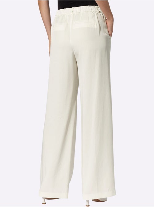 Pantalon Tissé Pur Lyocell - Taille Standard - Helline - Kiabi Pantalon Tissé Pur Lyocell - Taille Standard - Helline - Kiabi