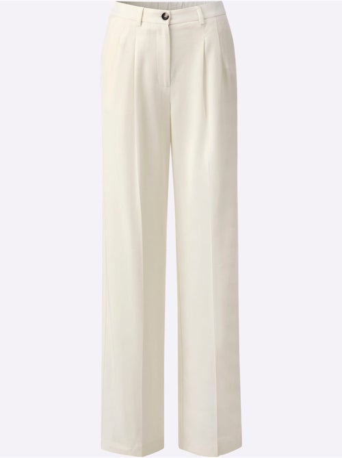 Pantalon Tissé Pur Lyocell - Taille Standard - Helline - Kiabi Pantalon Tissé Pur Lyocell - Taille Standard - Helline - Kiabi