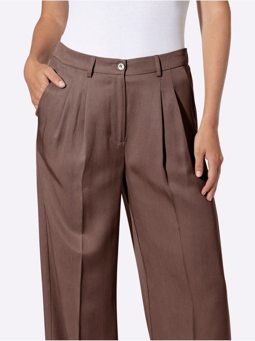 Pantalon Tissé Pur Lyocell - Taille Standard - Helline - Kiabi