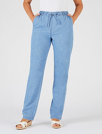 Pantalon tissu chambray - Damart
