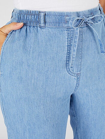 Pantalon tissu chambray - Damart