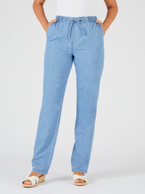Pantalon tissu chambray - Damart - Kiabi