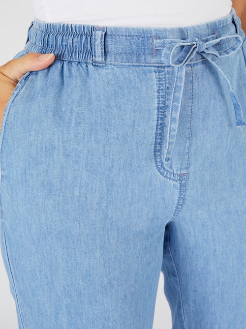 Pantalon tissu chambray - Damart - Kiabi