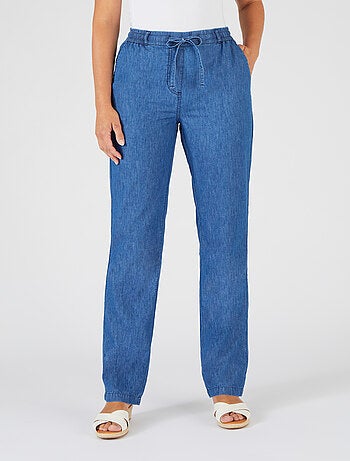 Pantalon tissu chambray - Damart