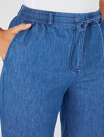 Pantalon tissu chambray - Damart