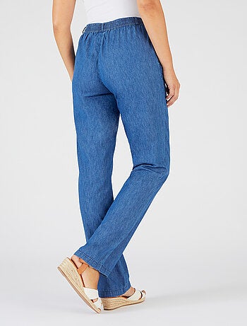 Pantalon tissu chambray - Damart