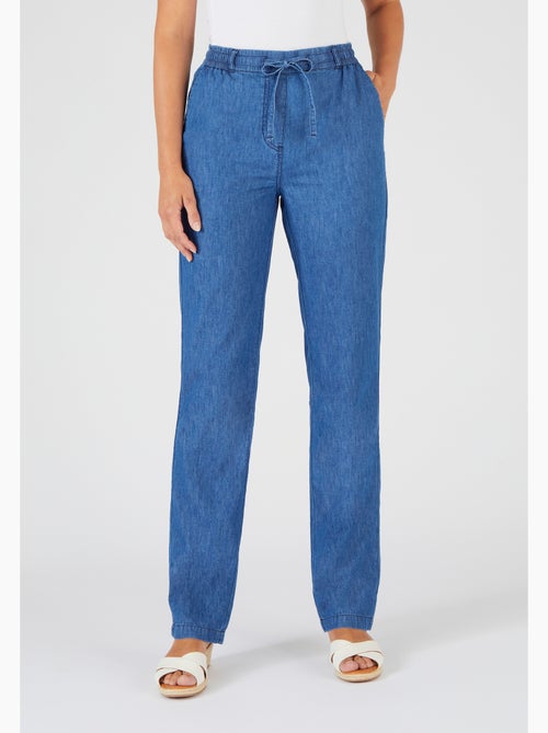 Pantalon tissu chambray - Damart - Kiabi