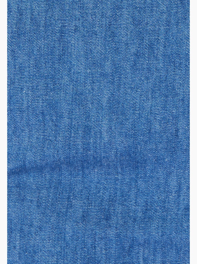 Pantalon tissu chambray - Damart Bleu denim - Kiabi