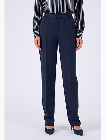 Pantalon tissu fluide enfilable - Damart