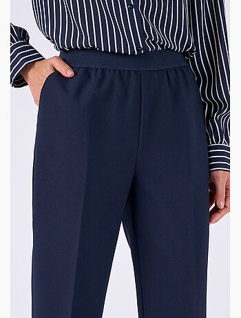Pantalon tissu fluide enfilable - Damart