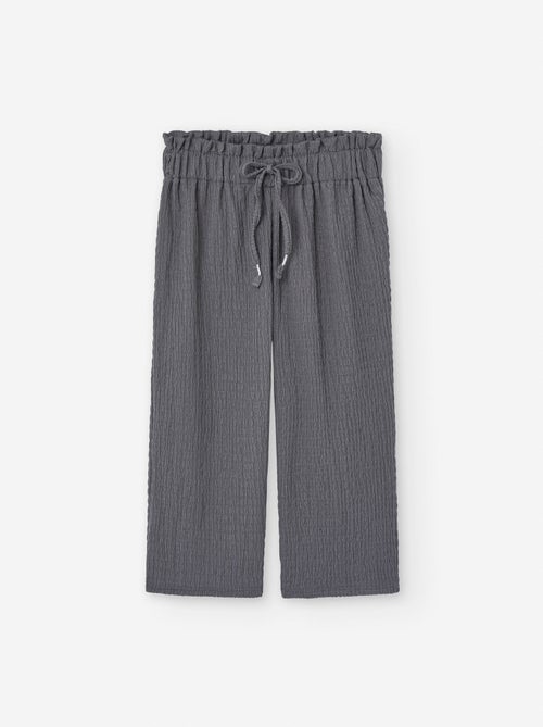 Pantalon Tissu Froissé - Kiabi