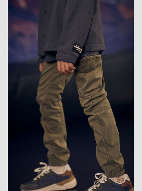 Pantalon TOBATI carotte 'Le Temps Des Cerises' - Kiabi