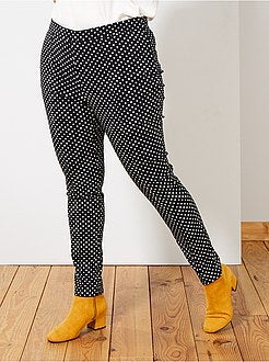 Pantalon toile skinny - Kiabi