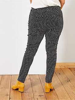 Pantalon toile skinny - Kiabi